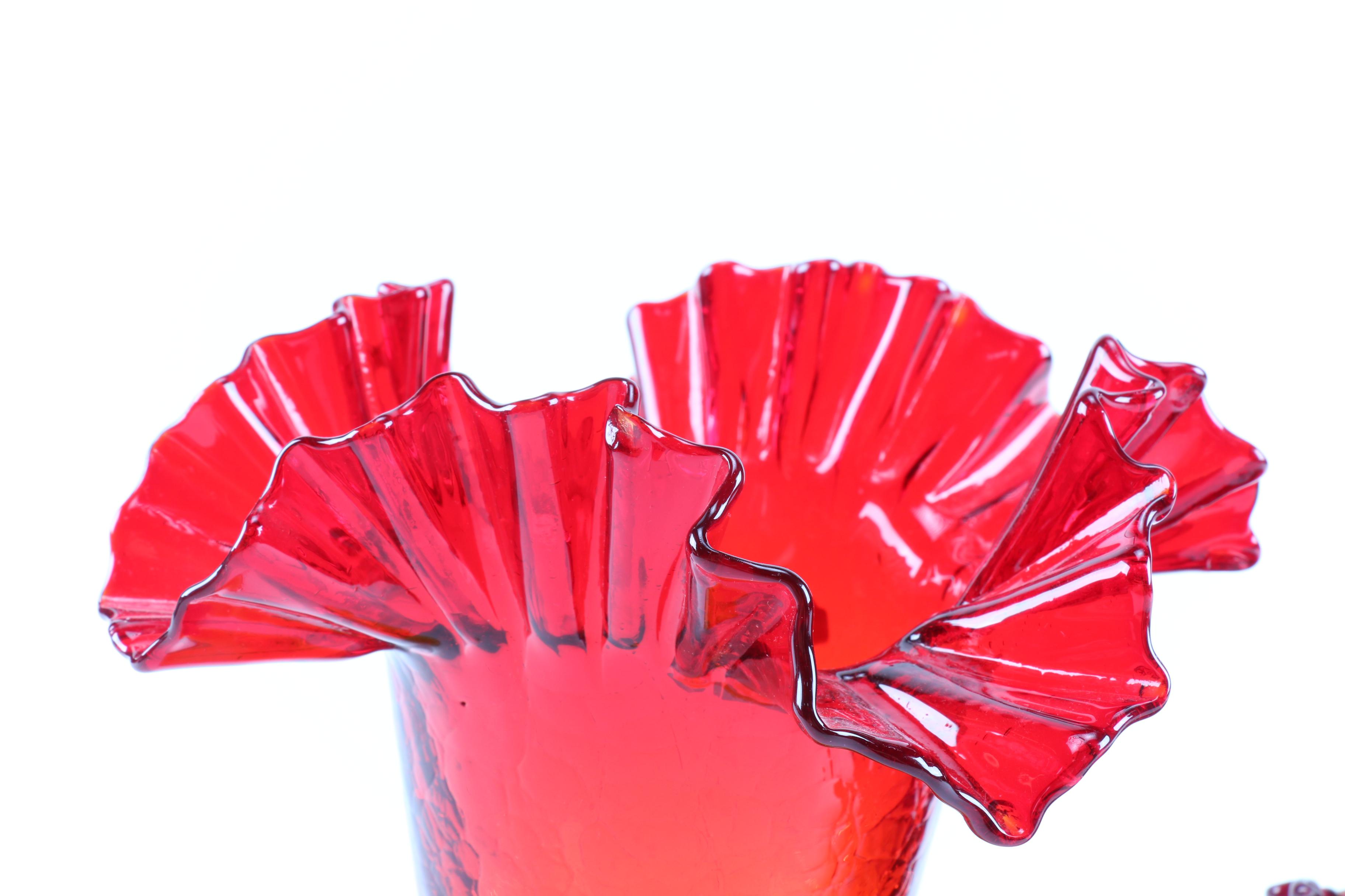 Art Glass Vessels Featuring Blenko