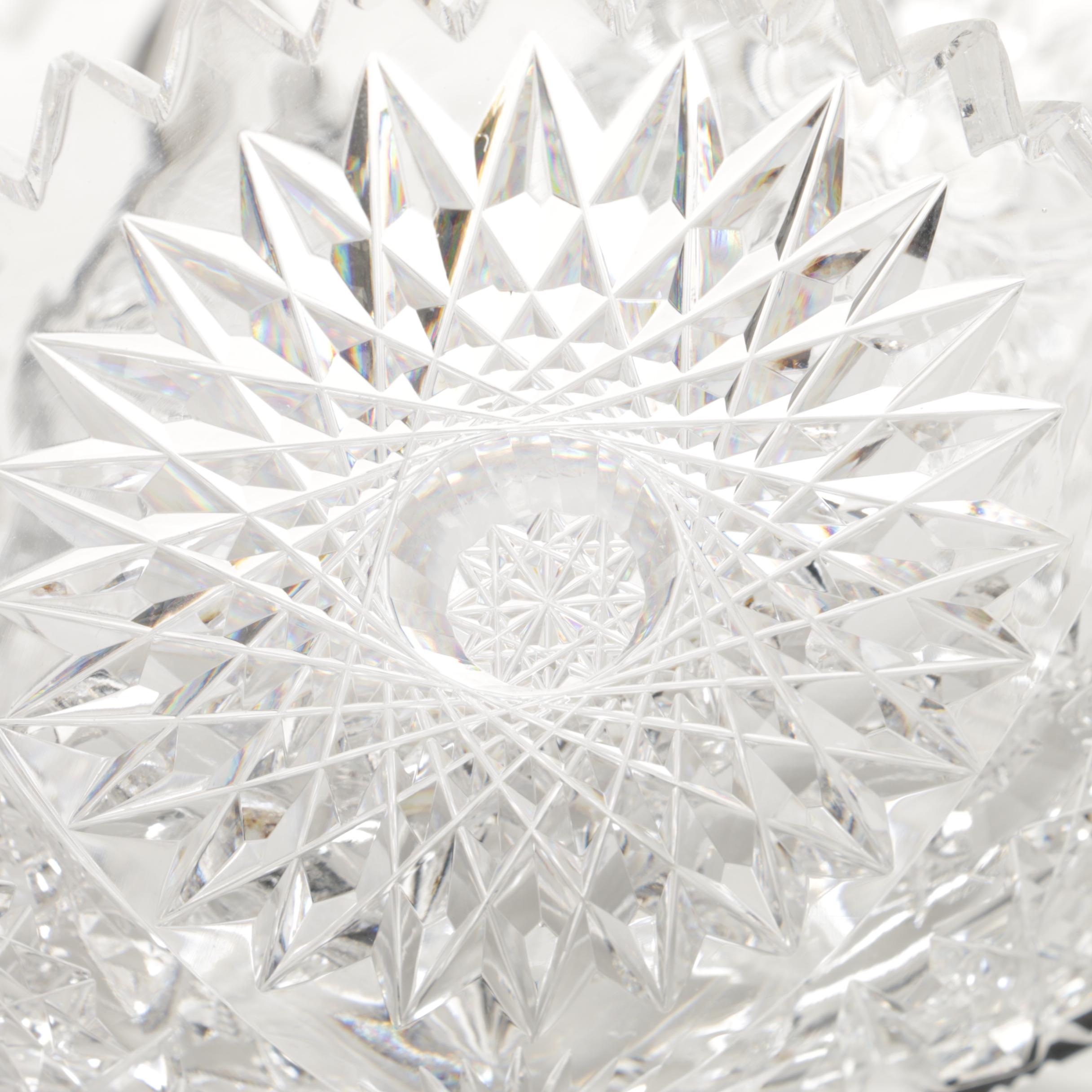 Gundy Clapperton Company Cut Crystal Glass Bowl