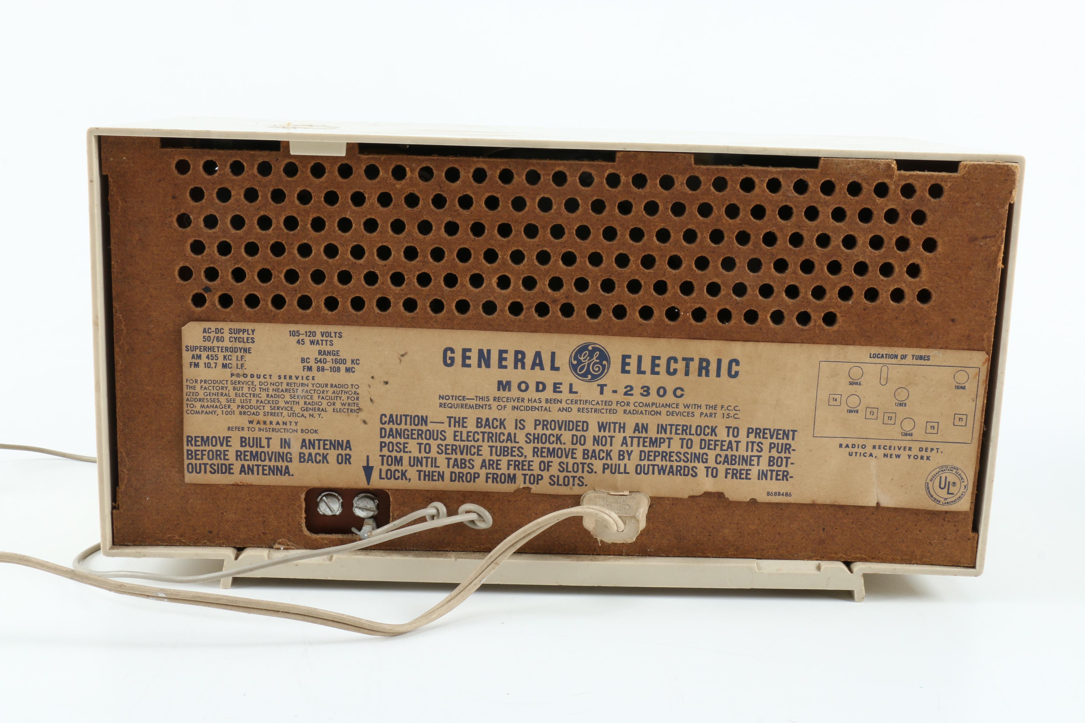 Vintage GE and Zenith Radios