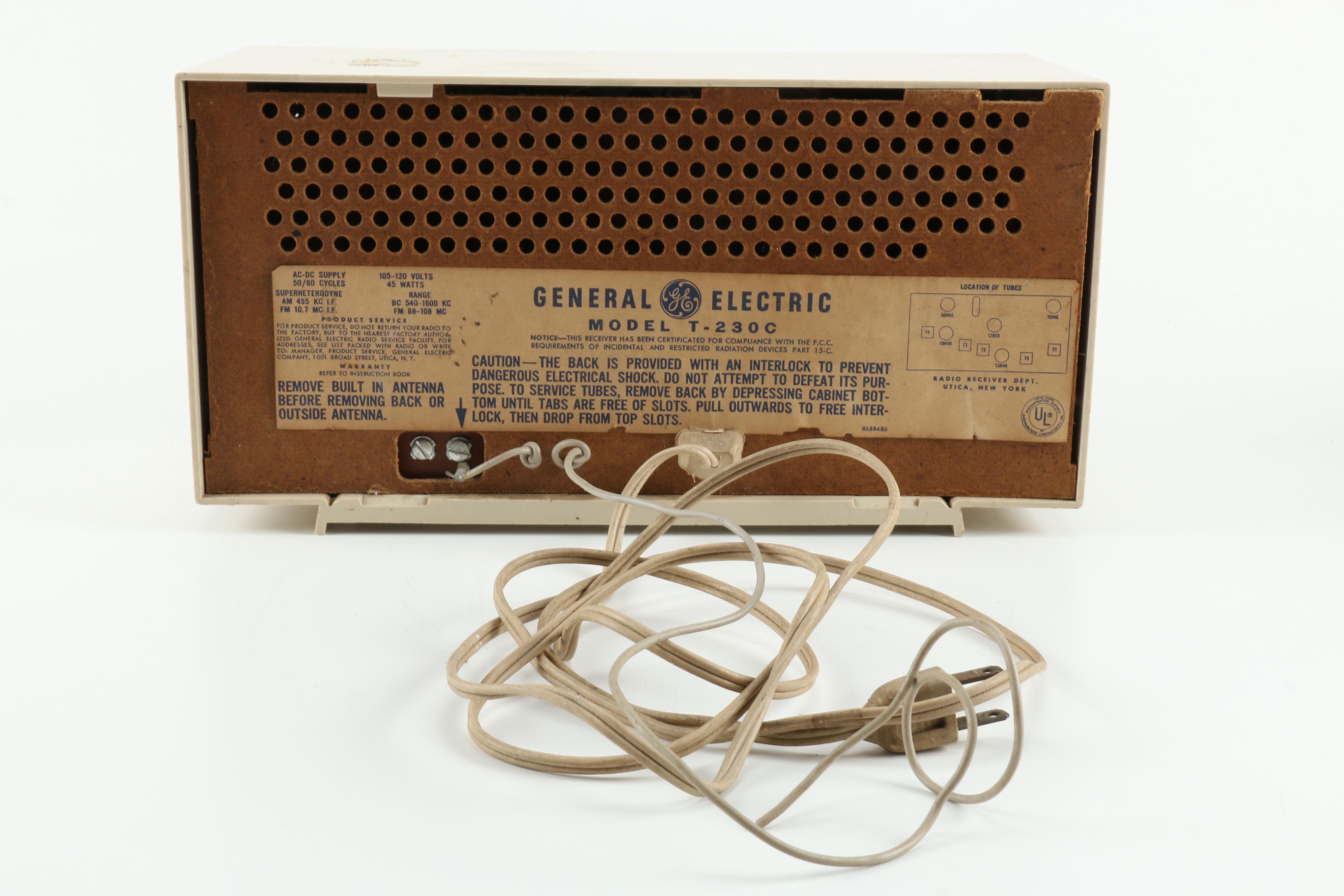 Vintage GE and Zenith Radios