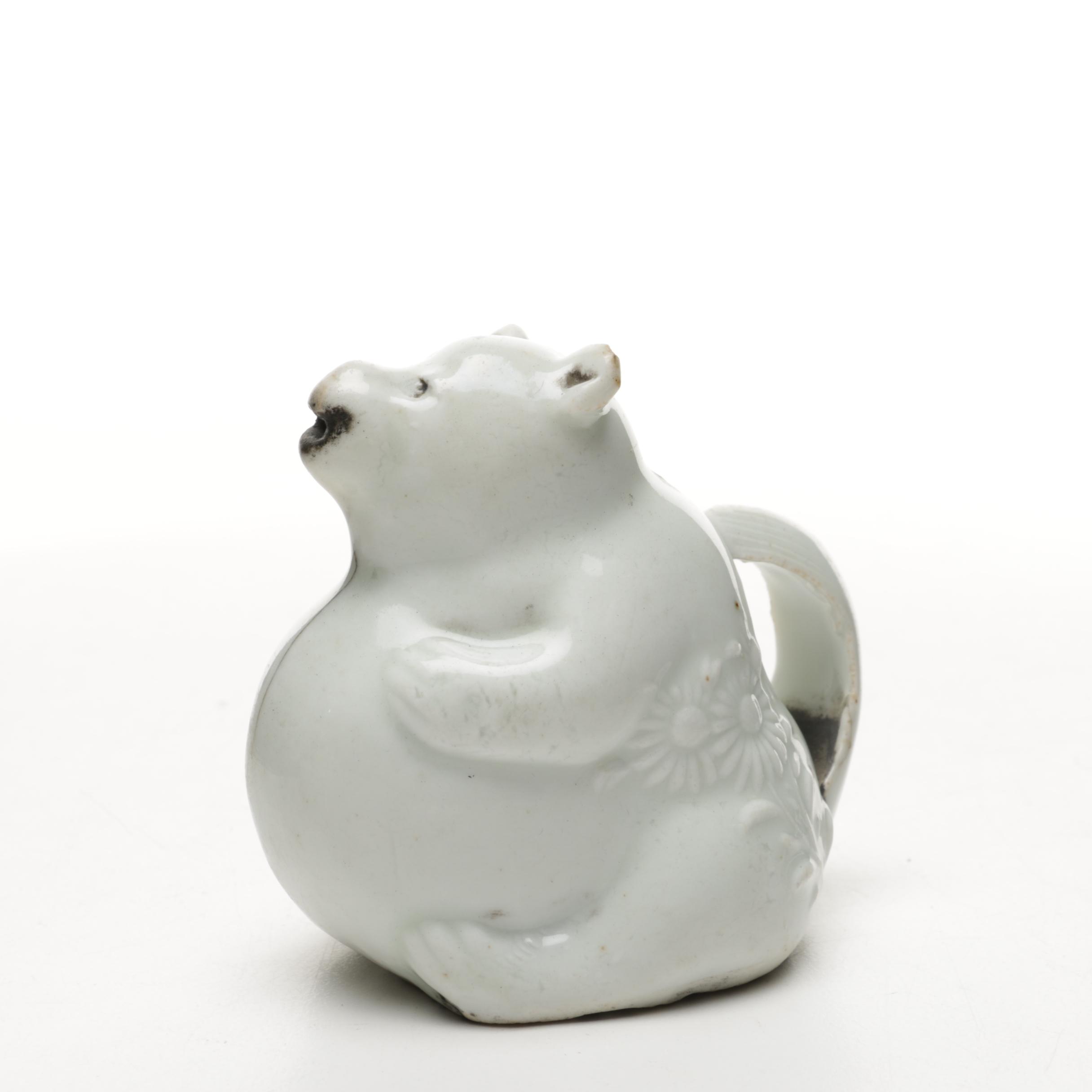 Home Décor Including Japanese "Yatate" Inkwell and Brush Holder