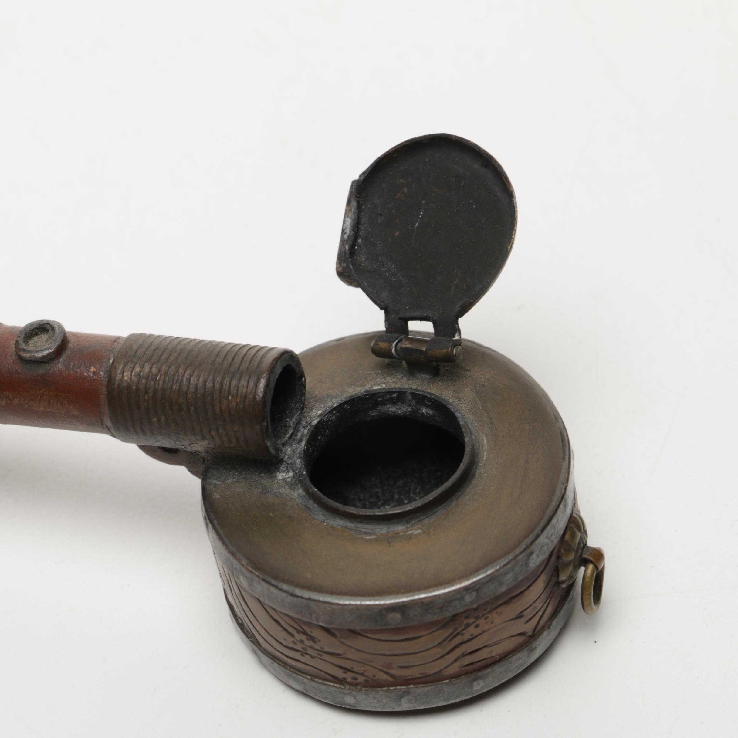 Home Décor Including Japanese "Yatate" Inkwell and Brush Holder