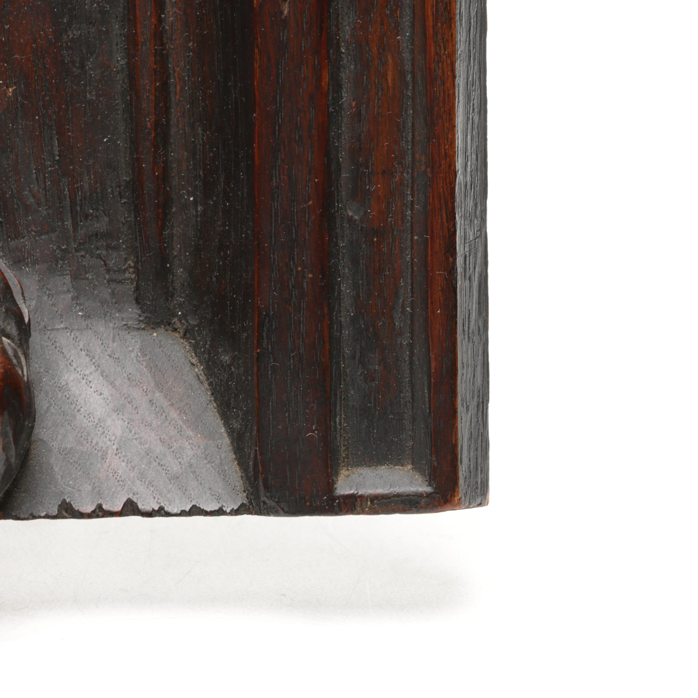 Decorative Wood Carving of Saint George