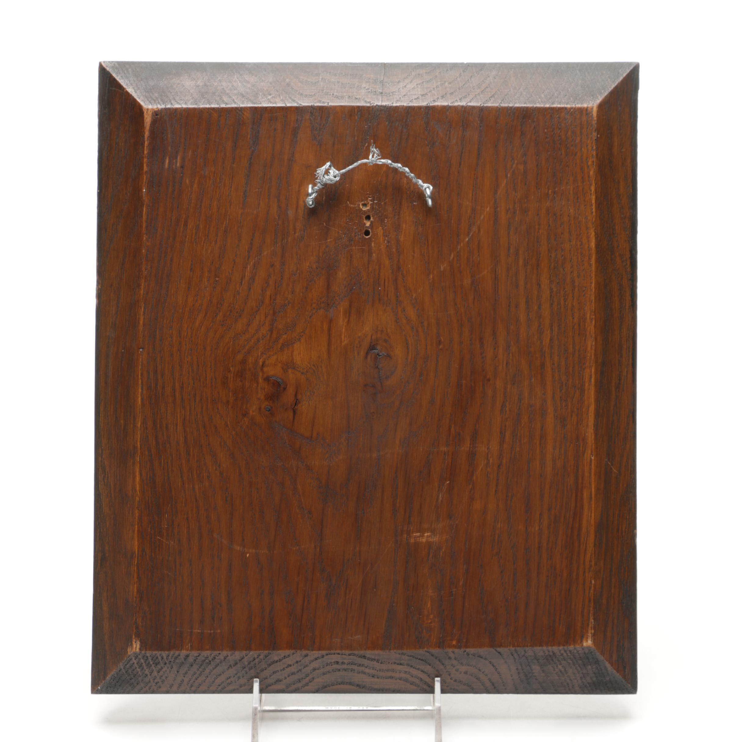 Decorative Wood Carving of Saint George