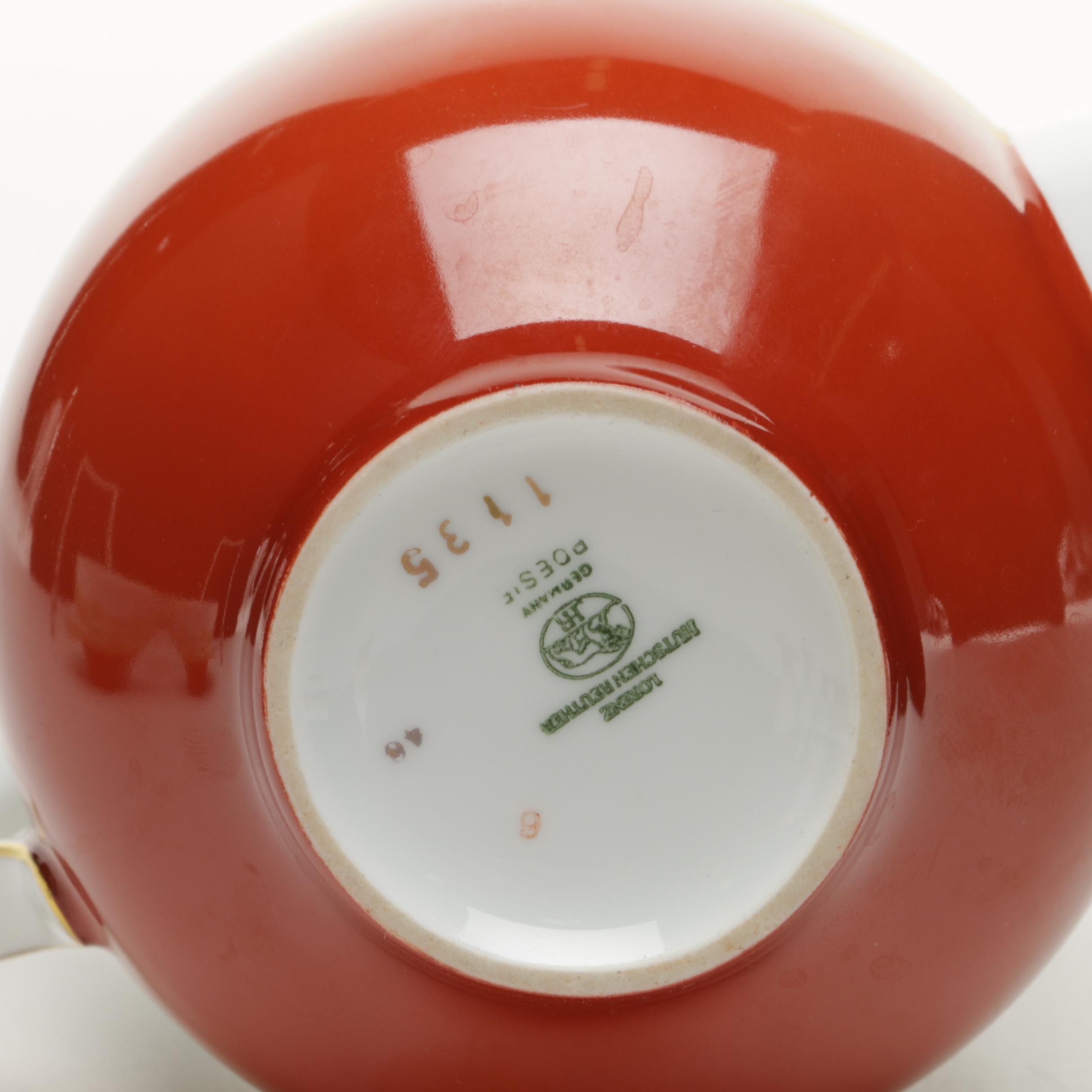 Lorenz Hutschenreuther "Poesie" Tea Set