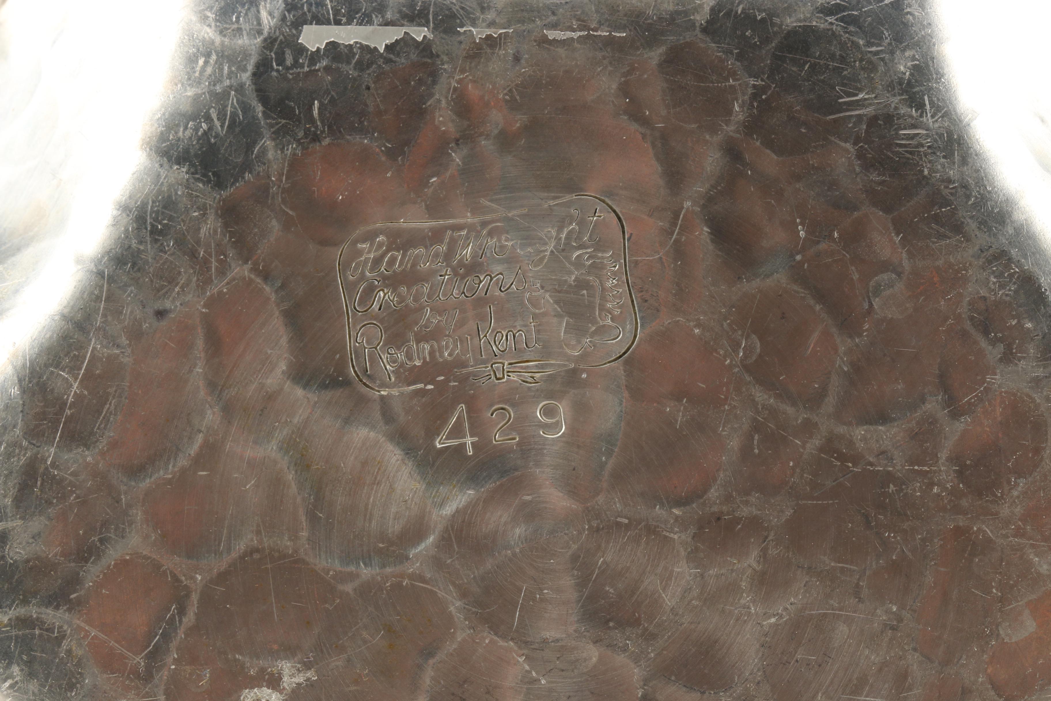 Assortment of SIlver Tone Servingware