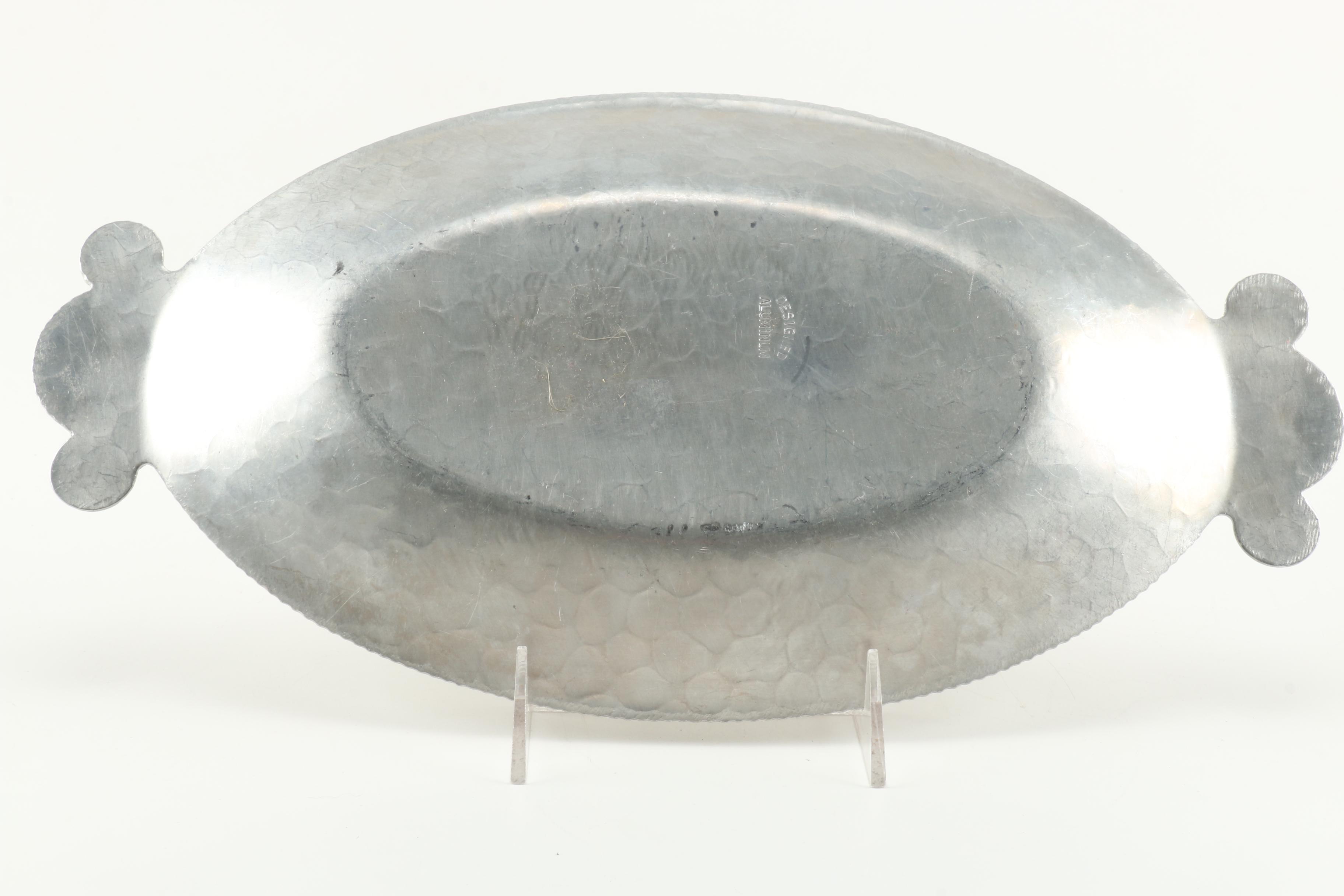 Assortment of SIlver Tone Servingware