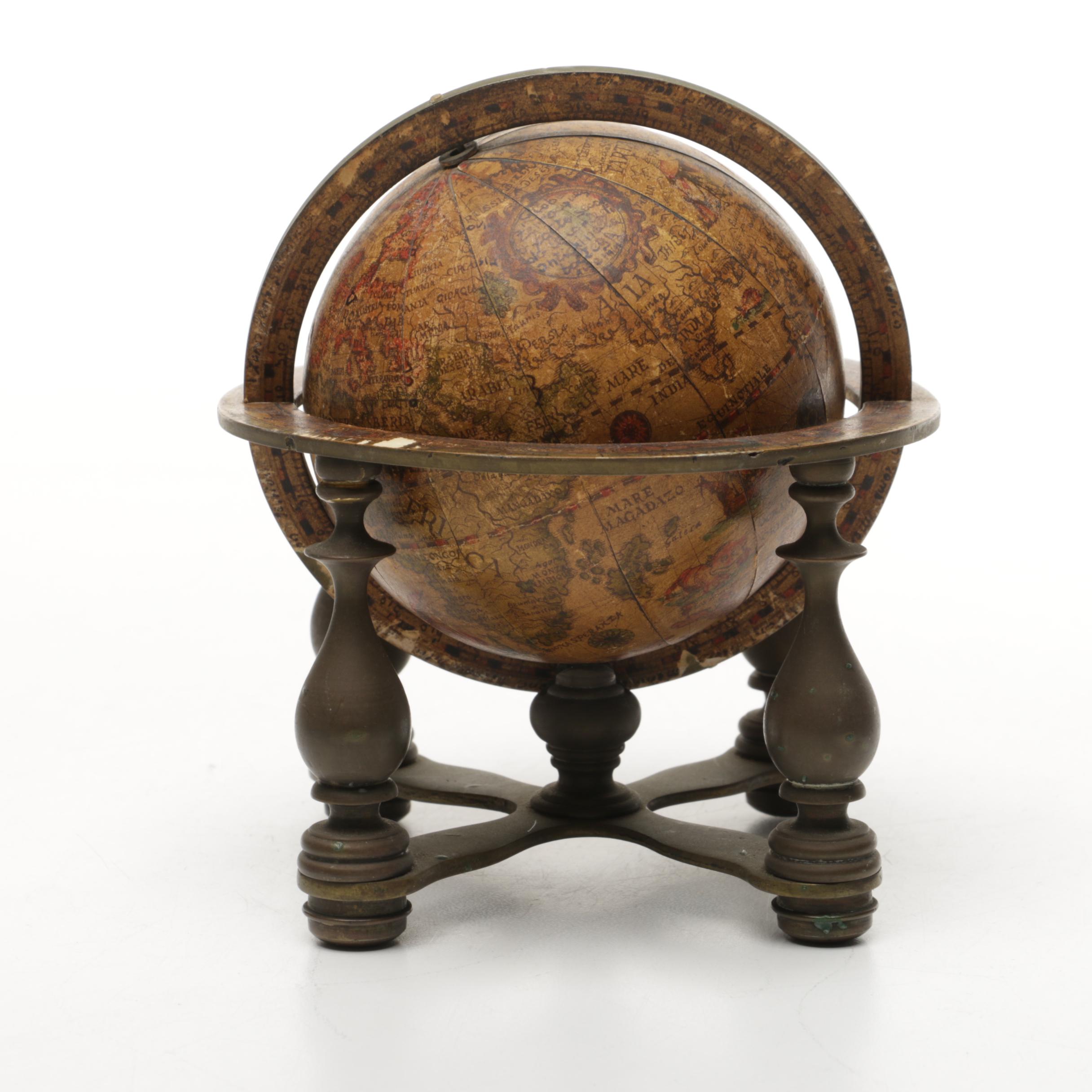 Vintage Tabletop Political Globes