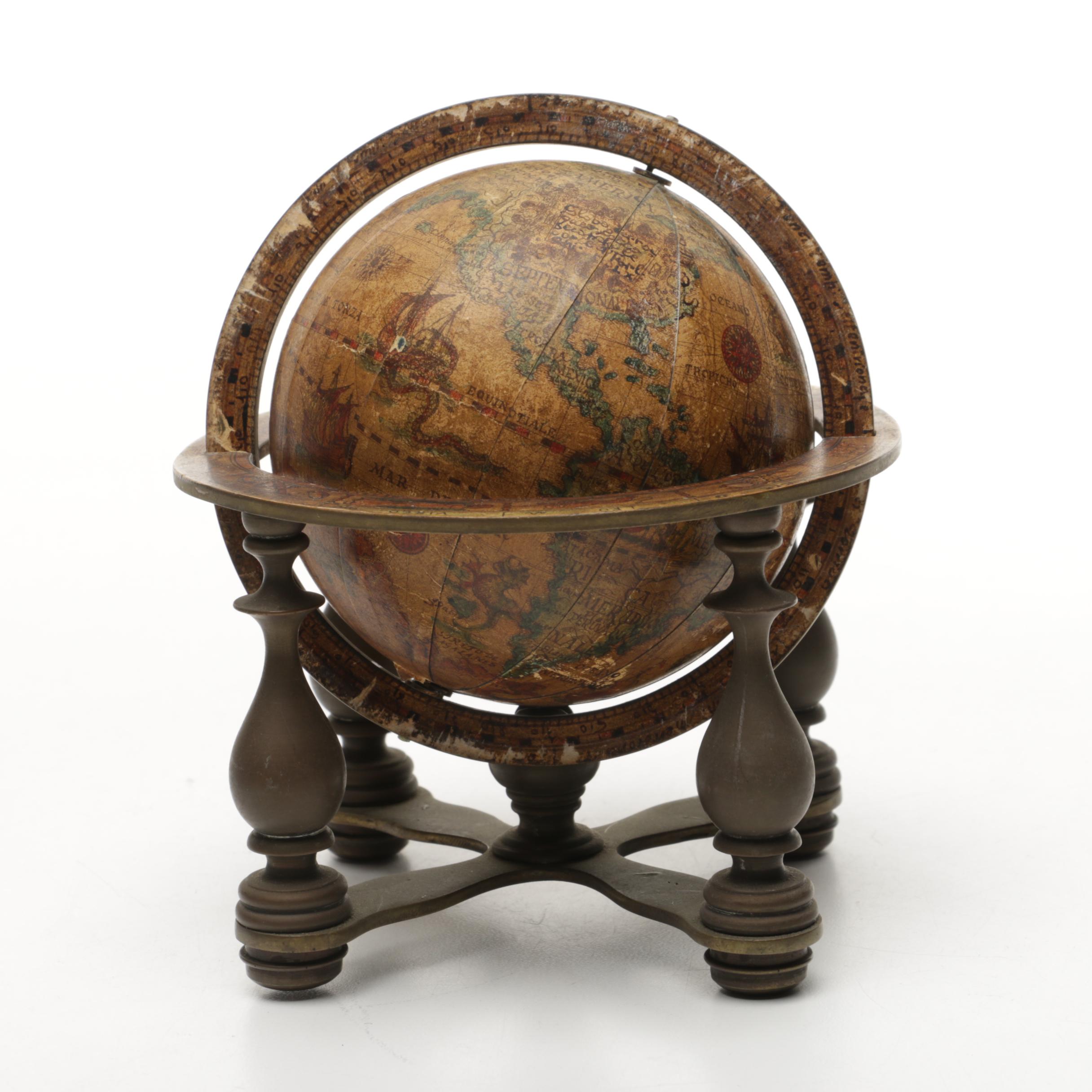 Vintage Tabletop Political Globes