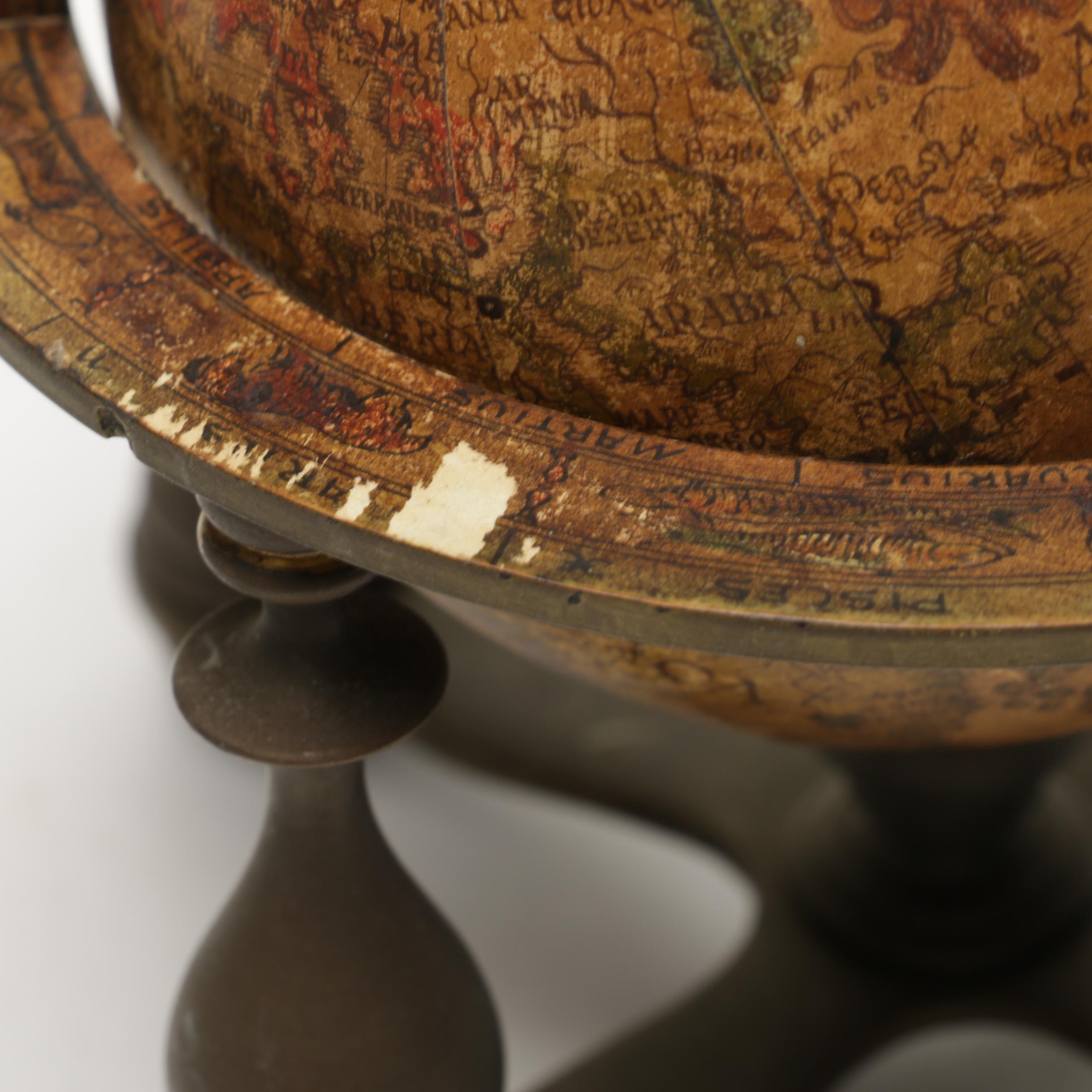 Vintage Tabletop Political Globes
