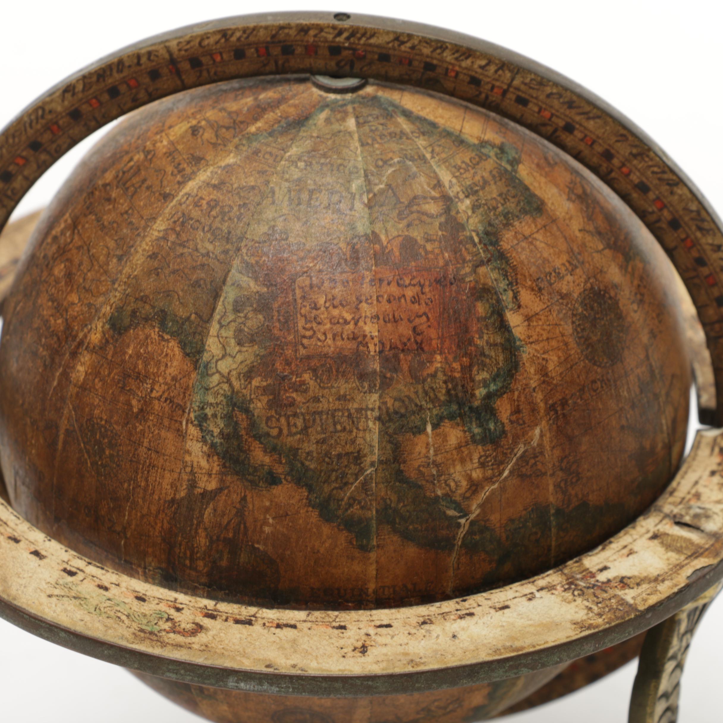 Vintage Tabletop Political Globes