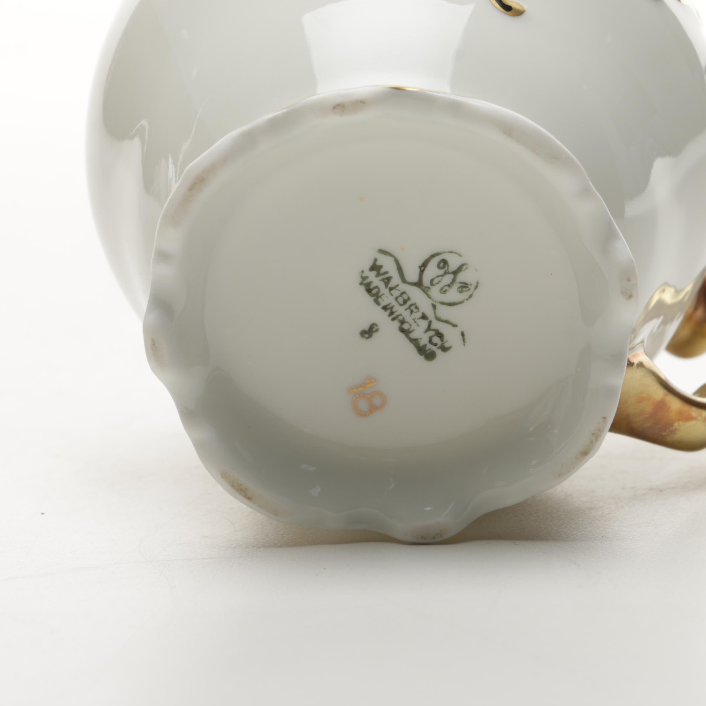 Walbrzych Porcelain  Coffee and Tea Service