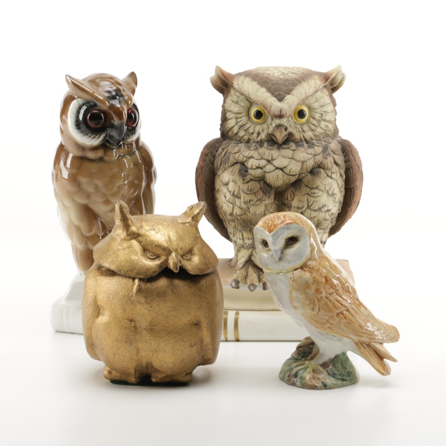 Ceramic Owl Figurines