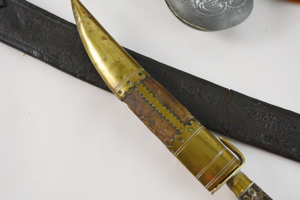 Late 19th Century French Helmet and Weaponry