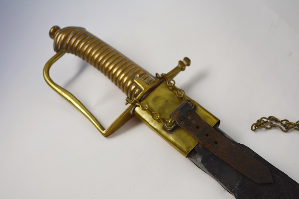 Late 19th Century French Helmet and Weaponry