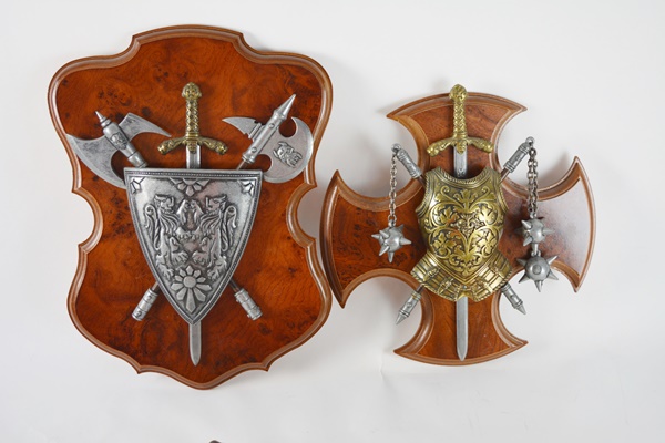 Late 19th Century French Helmet and Weaponry