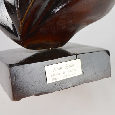 Juan Giha Wood Carved Owl Sculpture