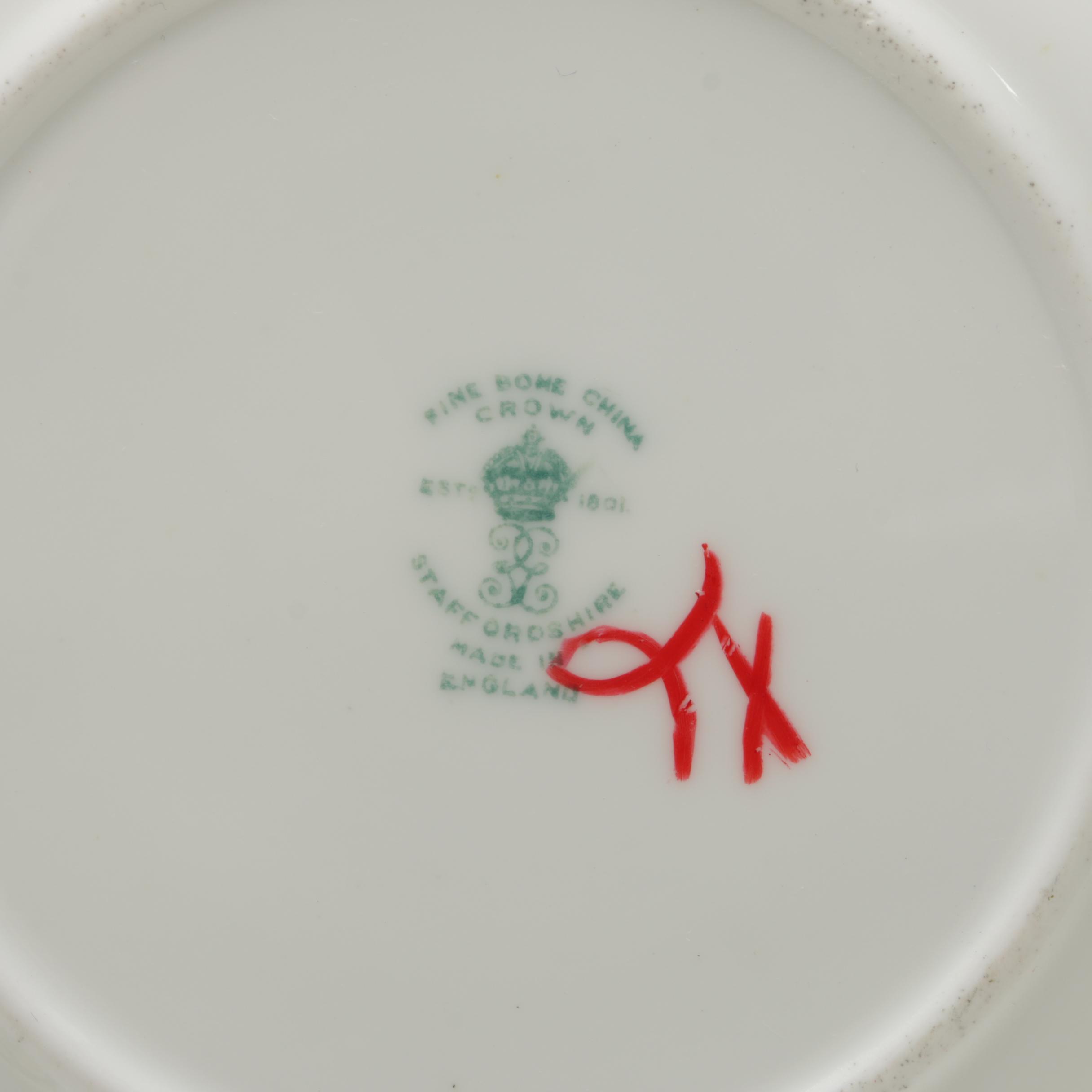 Crown Staffordshire Fine Bone China Yellow Daisy Dishware