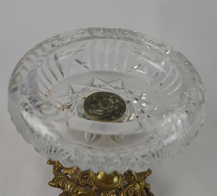 Vintage Brass Ash Receiver, Candle Sticks and Serving Utensils