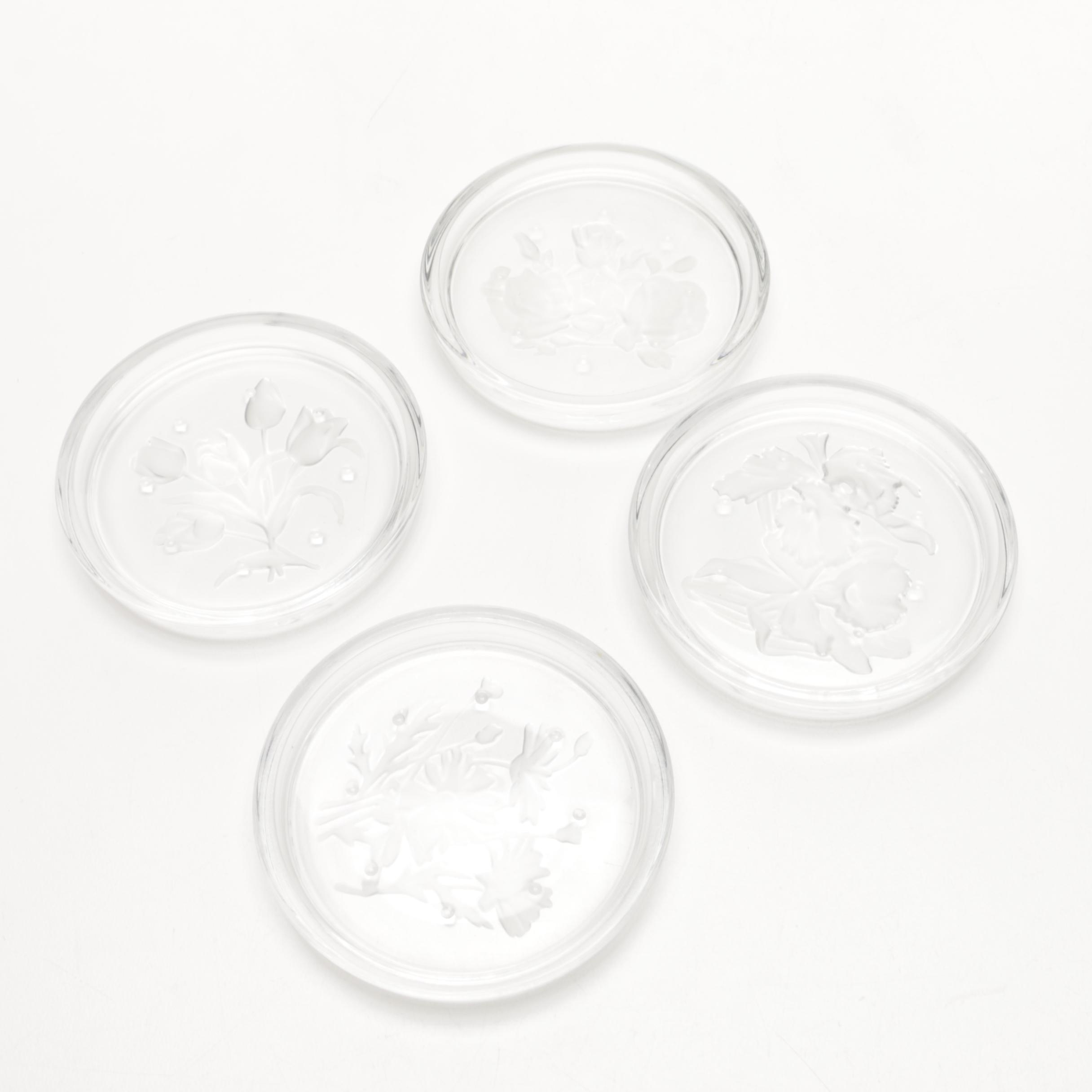 Late 19th Century W. T. Copeland  Teapot with Glass Coasters