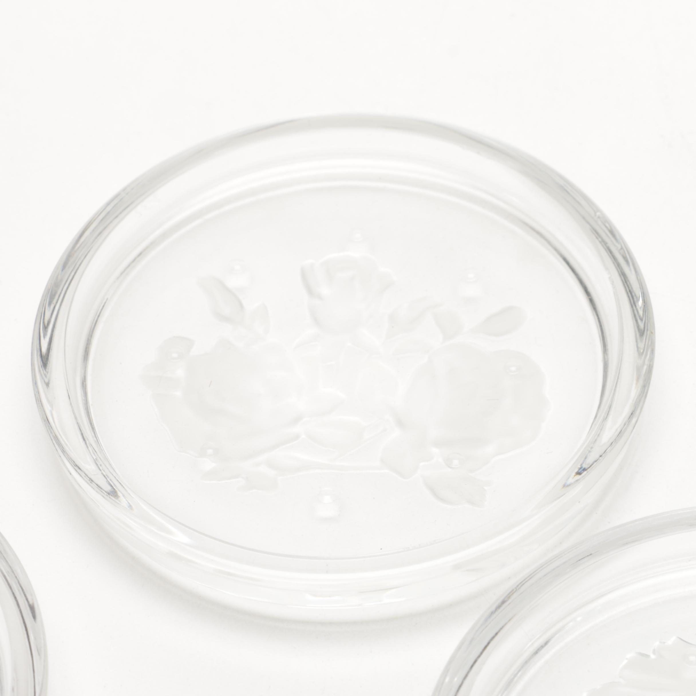 Late 19th Century W. T. Copeland  Teapot with Glass Coasters