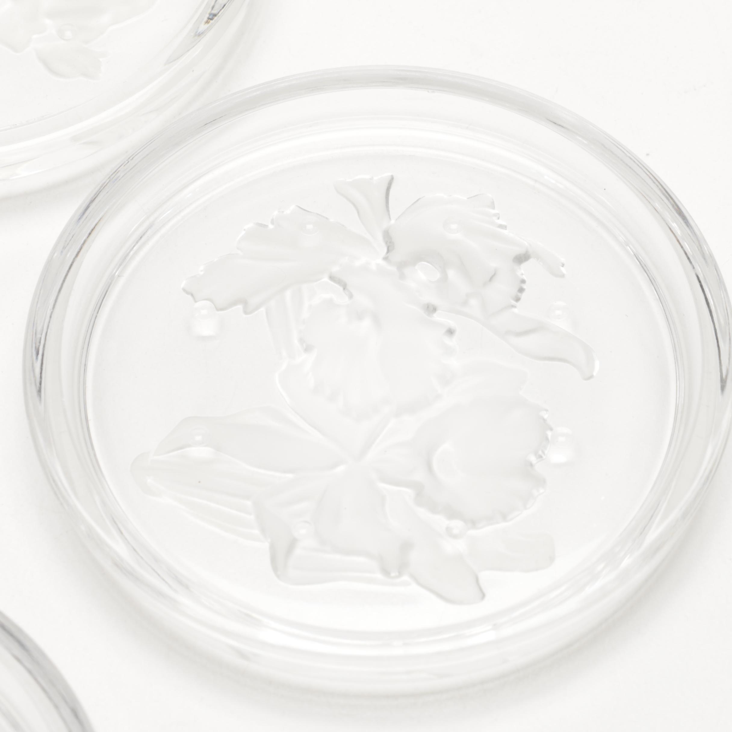 Late 19th Century W. T. Copeland  Teapot with Glass Coasters