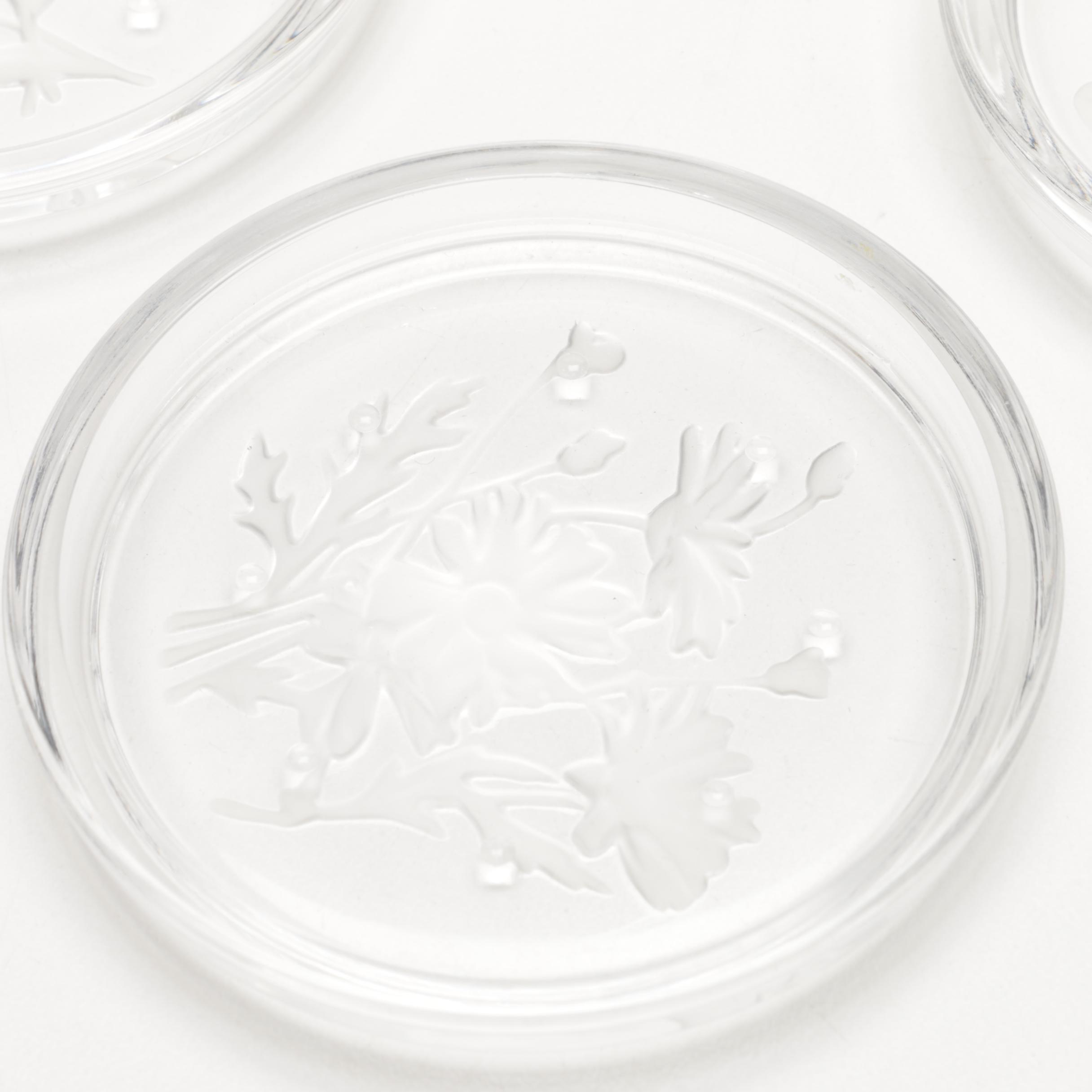 Late 19th Century W. T. Copeland  Teapot with Glass Coasters