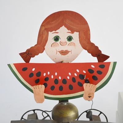 Metal Watermelon Theme Decor