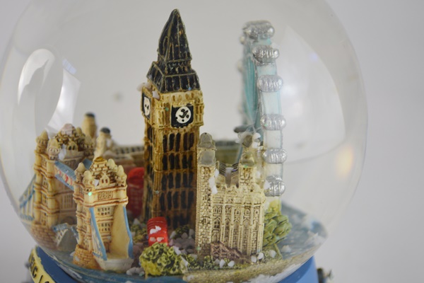European Theme Snow Globes