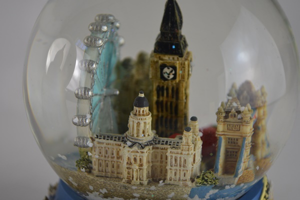 European Theme Snow Globes