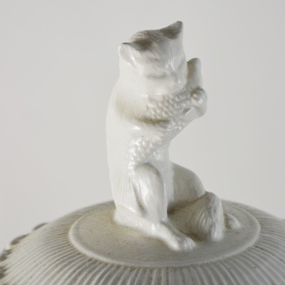 G. Kaiser German Porcelain Lidded Punch Bowl