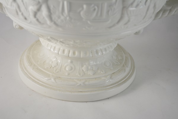 G. Kaiser German Porcelain Lidded Punch Bowl