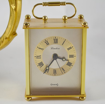Elite Limoges Loving Cup and Linden Quartz Alarm Clock