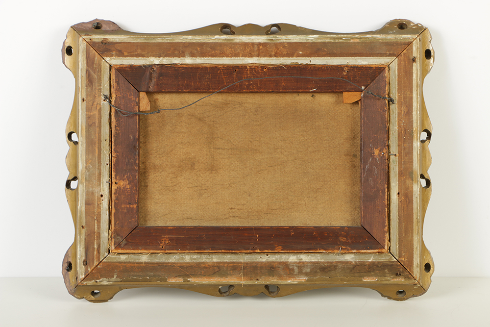 M.E. King Oil Painting on Canvas Romantic Landscape