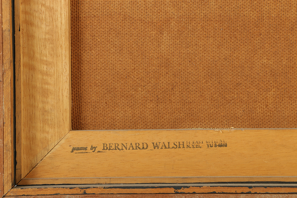 Donald Purdy Encaustic on Board of Abstract Floral Still Life