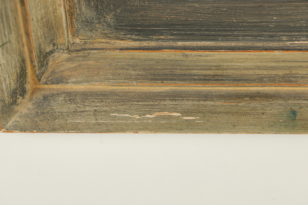 Donald Purdy Oil on Masonite Abstract Figural Composition