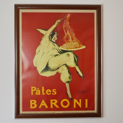 Pates Baroni Framed Offset Lithograph