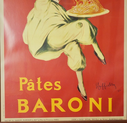 Pates Baroni Framed Offset Lithograph