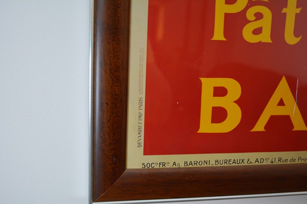 Pates Baroni Framed Offset Lithograph