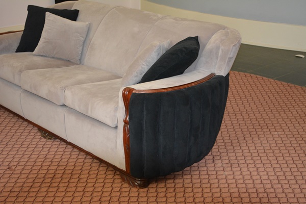 Vintage Art Deco Three Seat Sofa and Chair Set