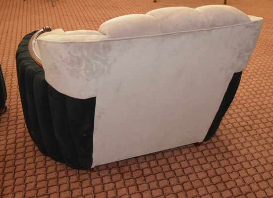 Vintage Art Deco Three Seat Sofa and Chair Set