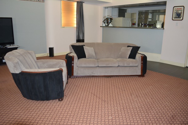 Vintage Art Deco Three Seat Sofa and Chair Set