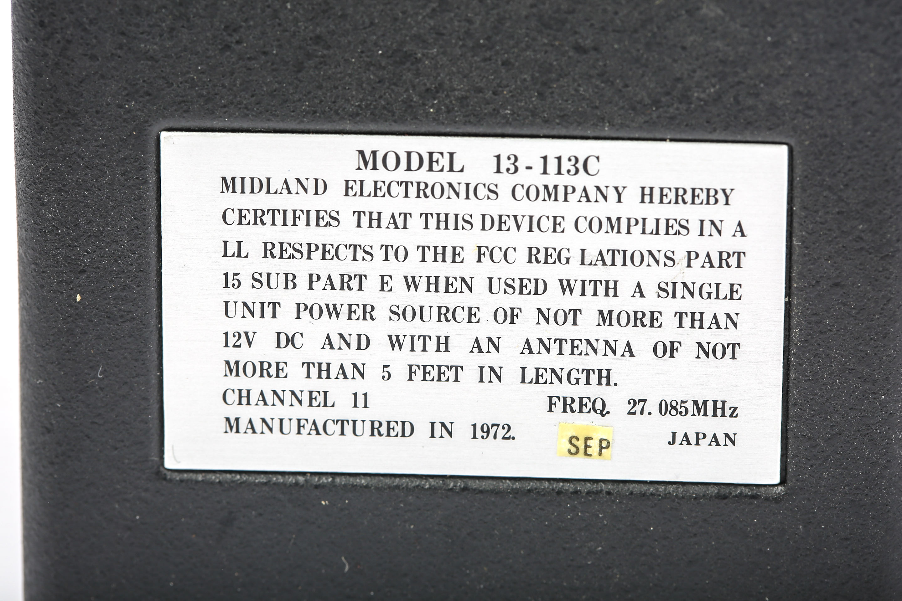 Vintage Midland Walkie Talkies with Magellan GPS Pioneer