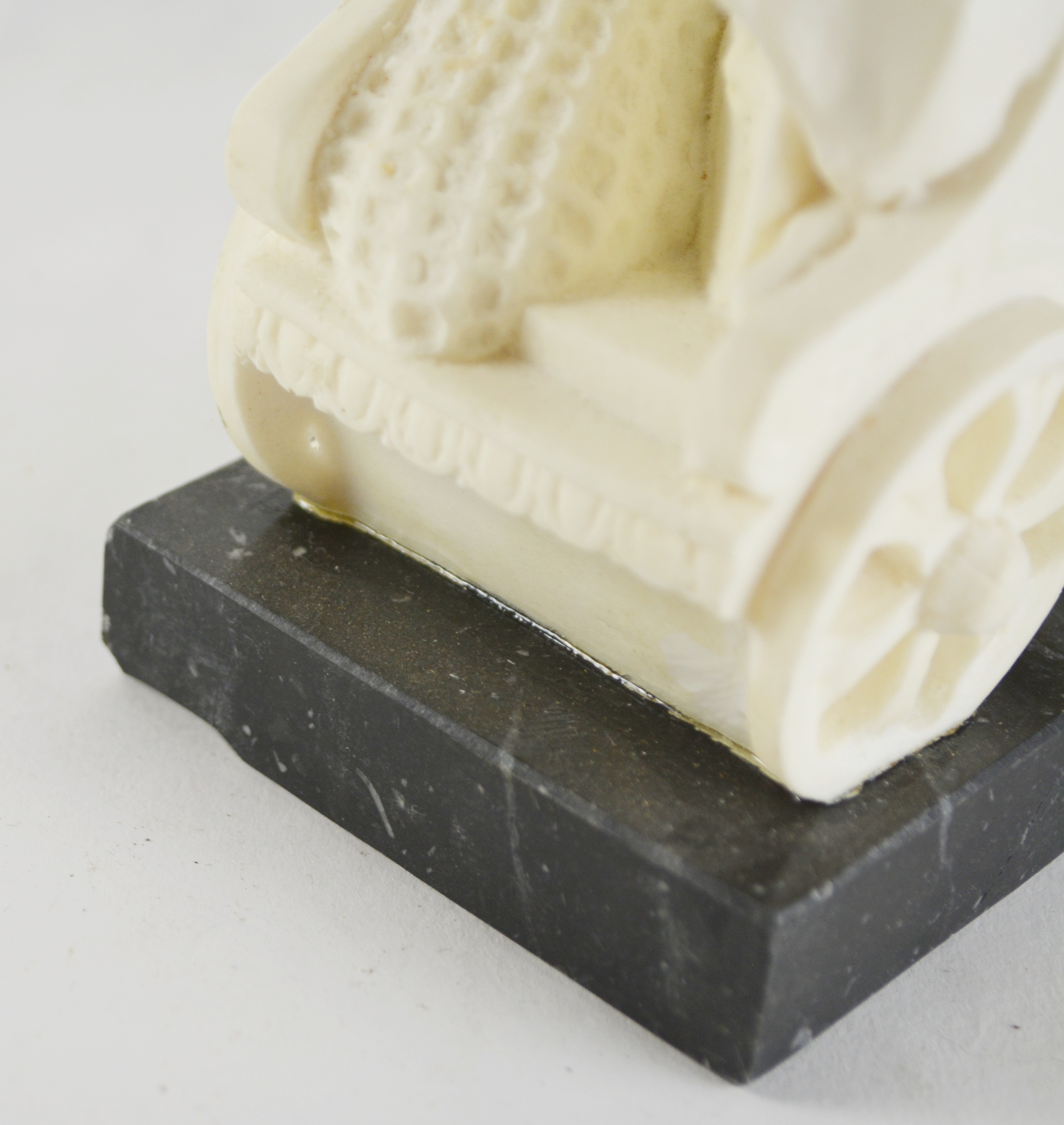 Alabaster Roman Chariot Statue