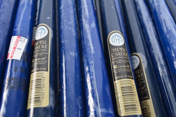 Collection of Unused Taper Candles