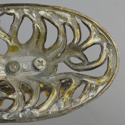 Menorahs and Candleholder Including Silver Plate