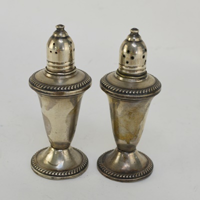 Duchin Weighted Sterling Silver Salt and Pepper Shakers