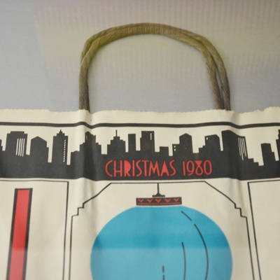 Framed Annual Bloomingdale's Bags