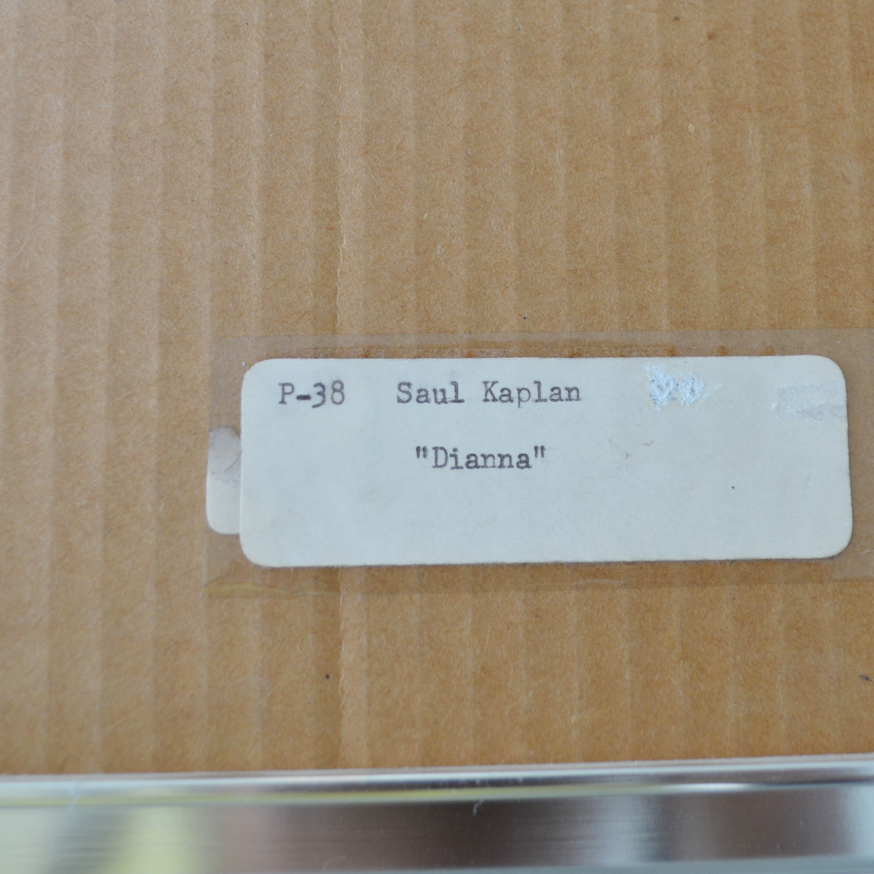 Saul Kaplan Original "Dianna" Pastel Drawing