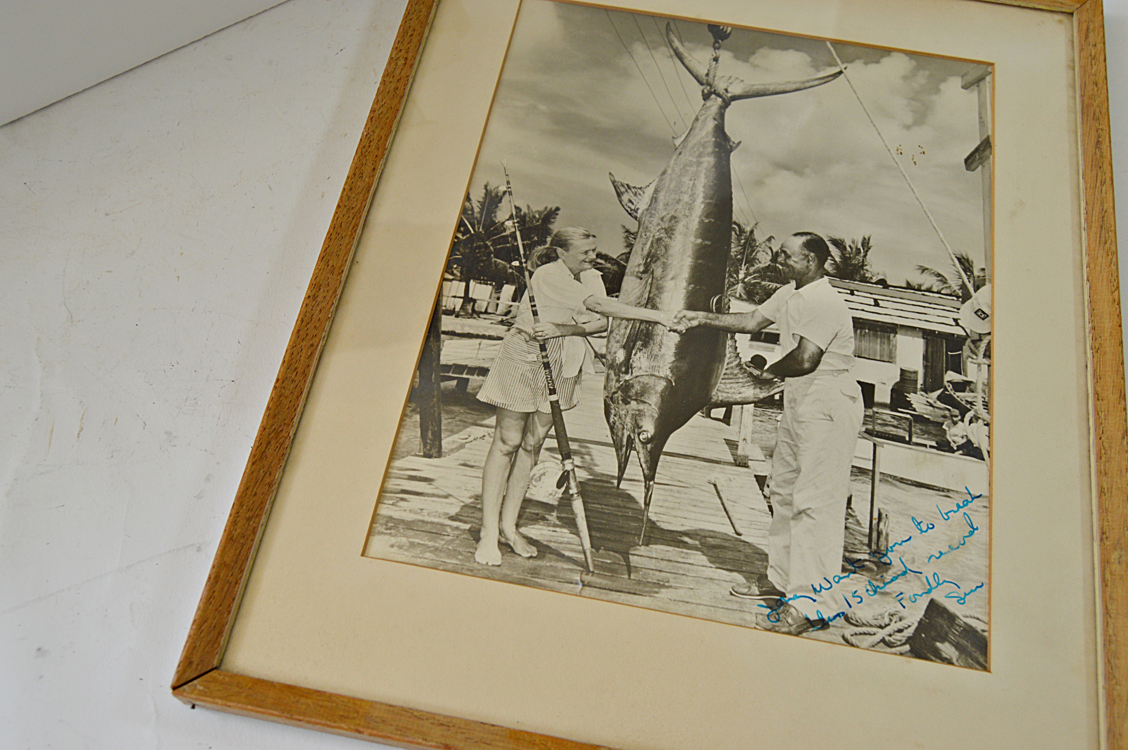 Vintage Custom Table Linens for a Fishing Yacht